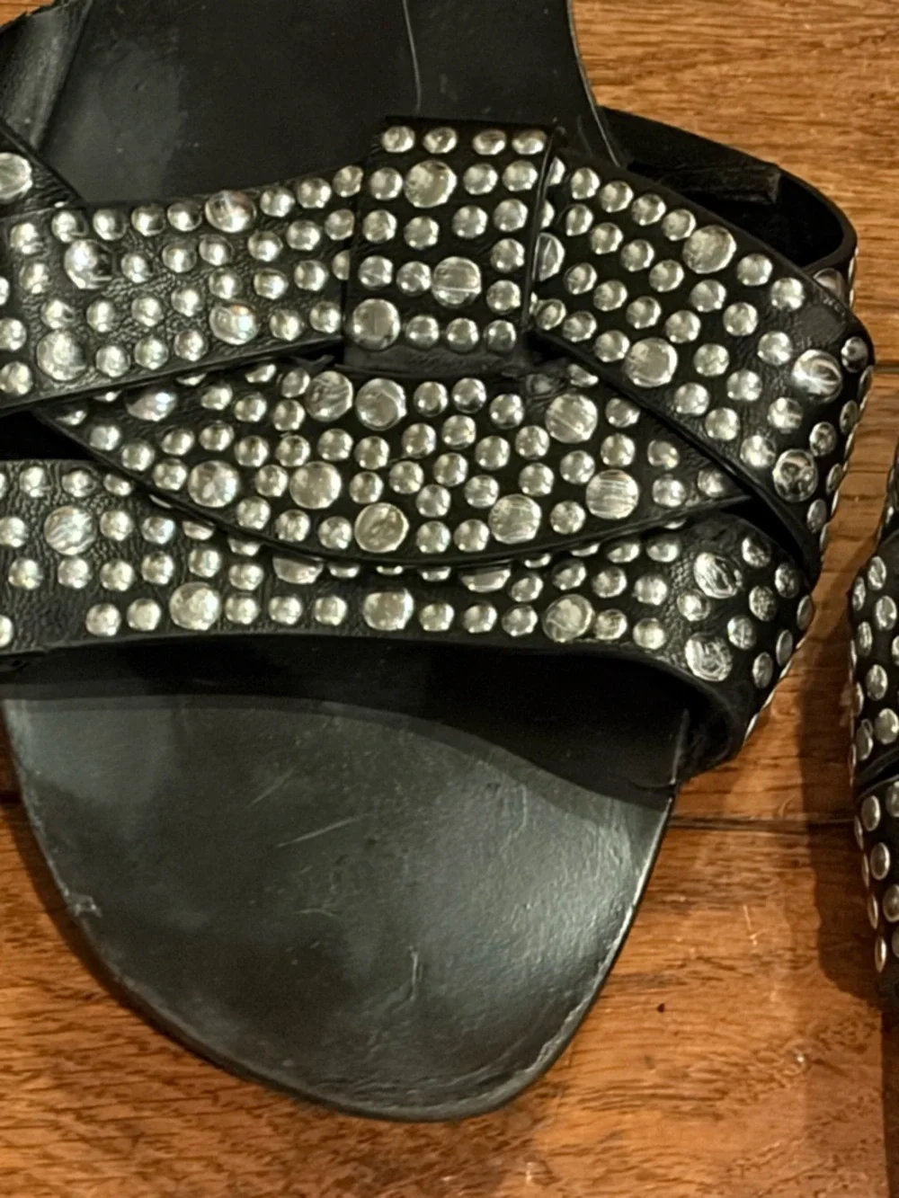 Zara studded flat sandals EU40 - Picture 4 of 9